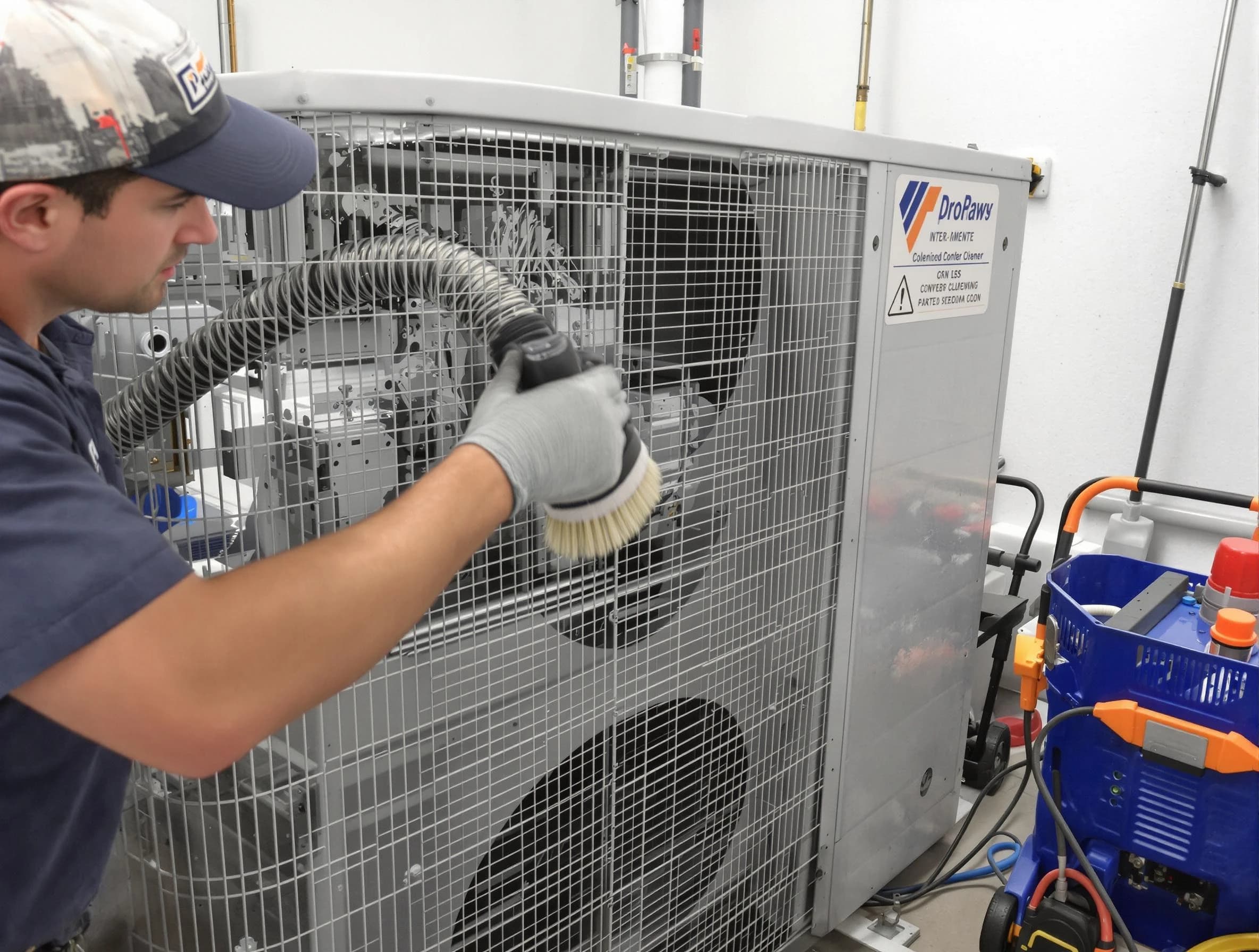 Villa Rica Air Duct Cleaning specialist performing precision AC coil cleaning for improved system performance in Villa Rica