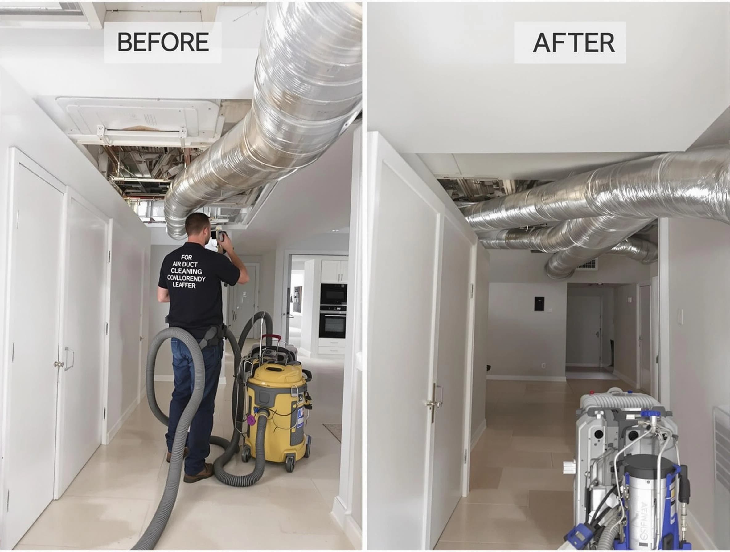 Villa Rica Air Duct Cleaning professional performing thorough air duct cleaning in Villa Rica