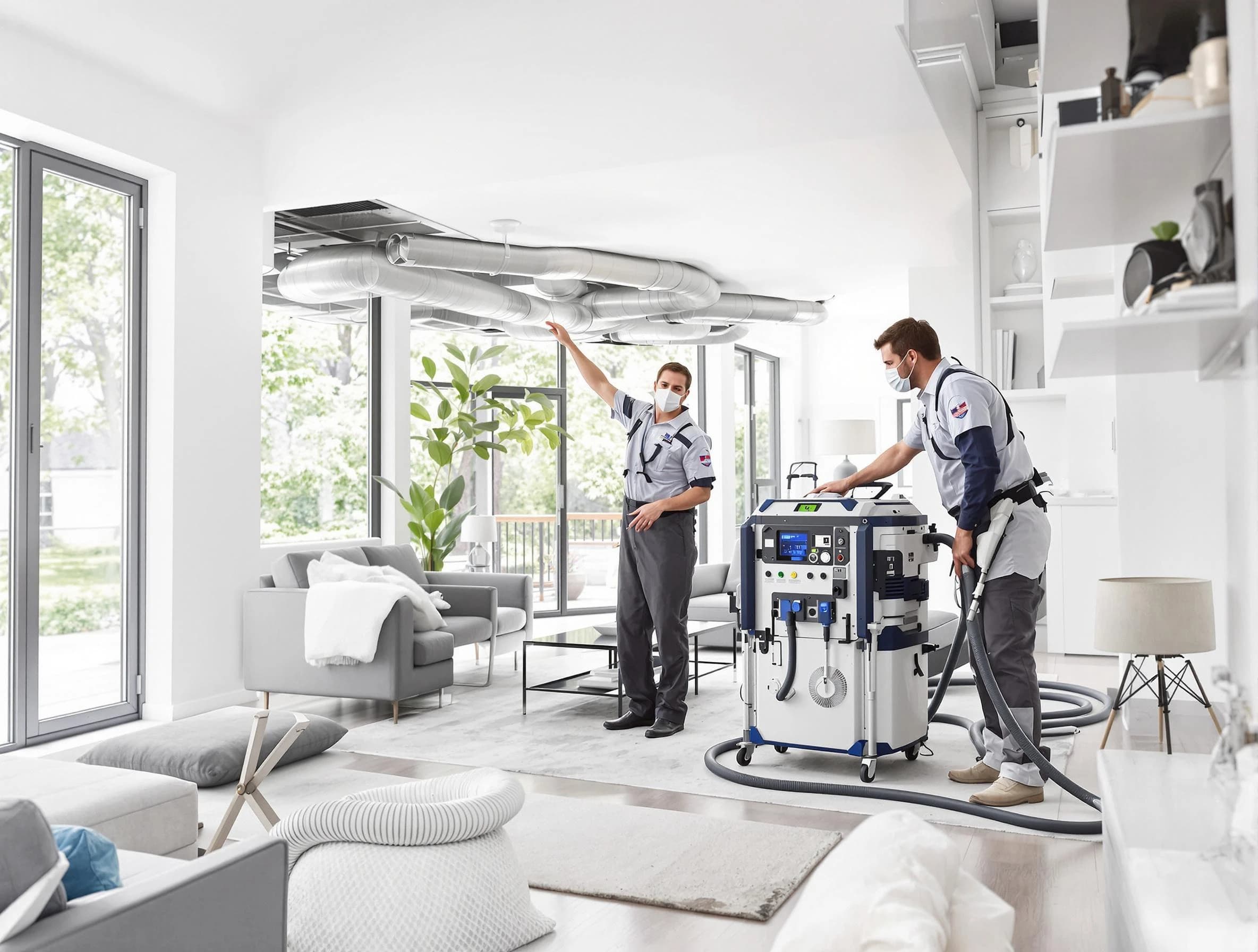 Villa Rica Air Duct Cleaning professional conducting pure air duct cleaning with state-of-the-art equipment in Villa Rica