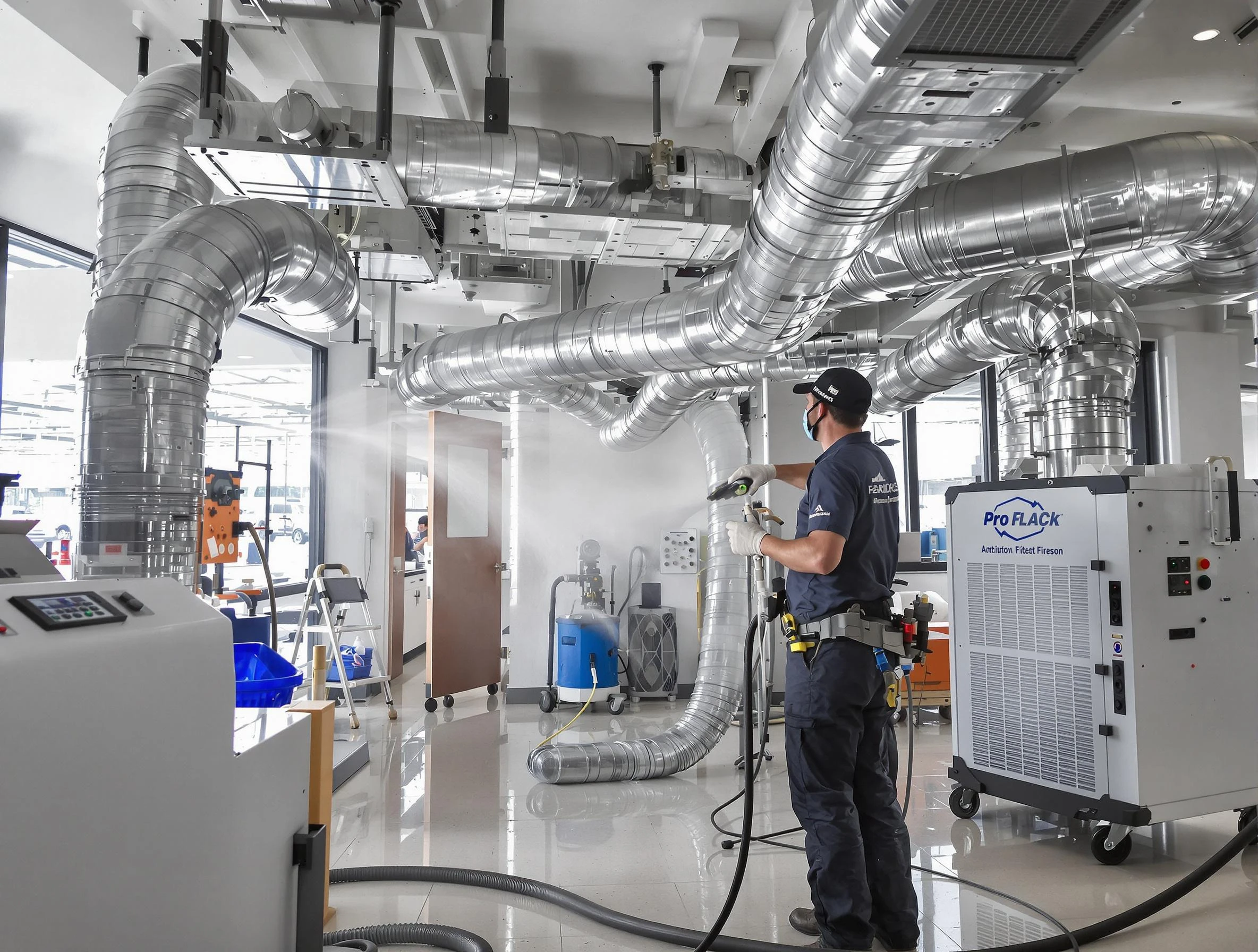 Negative Pressure Air Duct Cleaning in Villa Rica