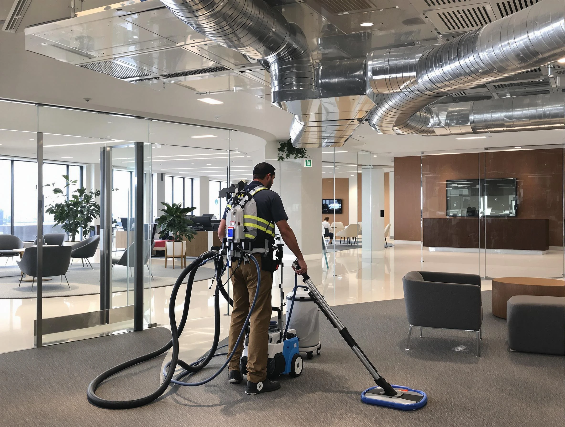 Commercial duct cleaning service by Villa Rica Air Duct Cleaning in Villa Rica