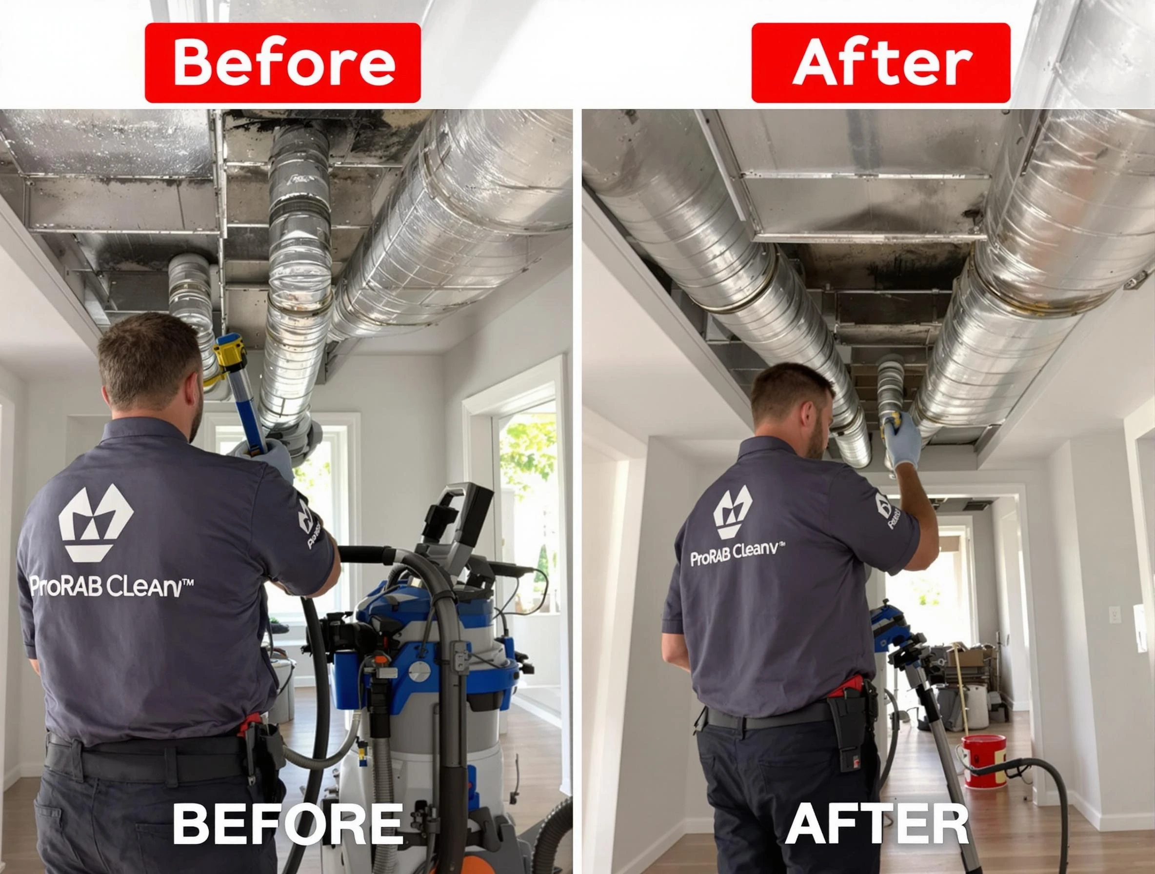 Villa Rica Air Duct Cleaning expert performing thorough residential duct cleaning in a Villa Rica home